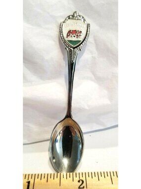 California State Collectors Spoon Silver Tone with Bear Logo SC49